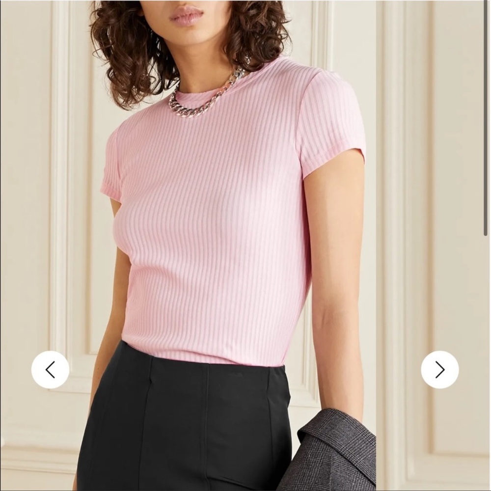 HELMUT LANG Ribbed cotton-jersey T-shirt